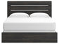 Hollivern King Panel Bed, Dresser, Mirror and Nightstand