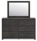 Hollivern Twin Panel Storage Bed, Dresser, Mirror, Chest and Nightstand