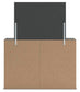Fraluna King Panel Storage Bed, Dresser and Mirror