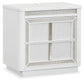 Chalanna California King Upholstered Storage Bed, Dresser, Mirror and Nightstand
