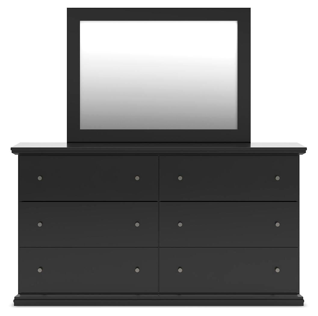 Maribel Twin Panel Bed, Dresser, Mirror, Chest and Nightstand