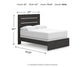 Hollivern Full Panel Bed, Dresser and Mirror
