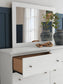 Bostwick Shoals King Panel Bed, Dresser, Mirror and Nightstand