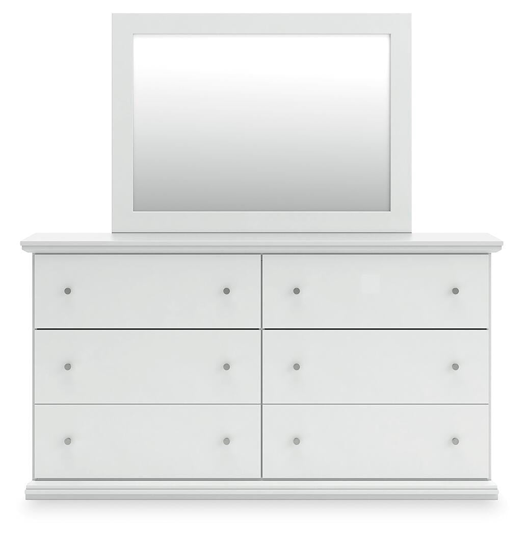 Bostwick Shoals Queen Panel Bed, Dresser, Mirror and Nightstand