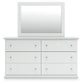 Bostwick Shoals Full Panel Bed, Dresser, Mirror and Nightstand