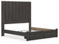 Fraluna King Panel Storage Bed, Dresser, Mirror and Nightstand