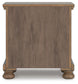 Feddinger King Panel Bed with Mirrored Dresser and Nightstand