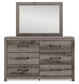 Graystorm Twin Panel Bed, Dresser, Mirror, Chest and Nightstand