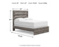 Graystorm Full Panel Bed, Dresser and Mirror