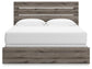 Graystorm King Panel Bed, Dresser and Mirror