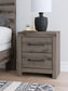 Graystorm King Panel Bed, Dresser and Mirror