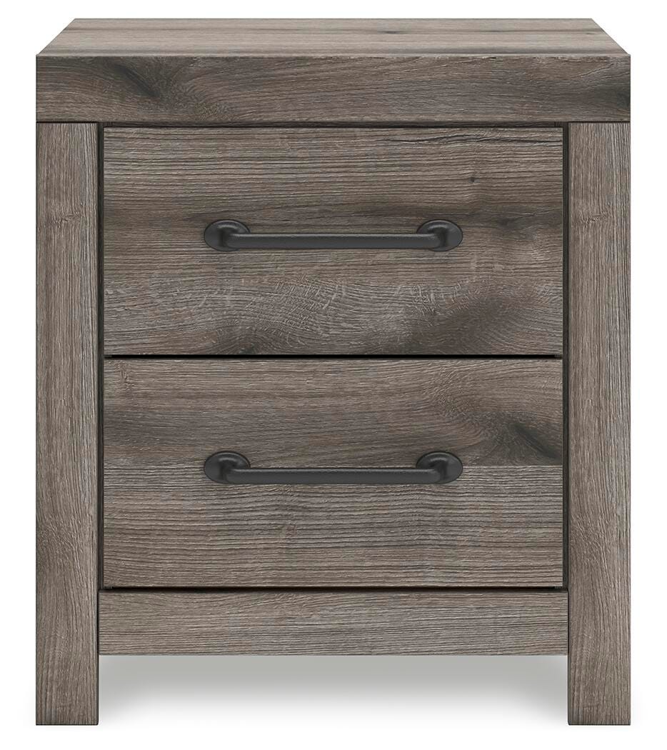 Graystorm Twin Panel Bed with Storage, Dresser, Mirror, Chest and Nightstand
