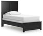 Maribel Twin Panel Bed, Dresser and Mirror