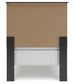 Maribel Twin Panel Bed, Dresser and Mirror