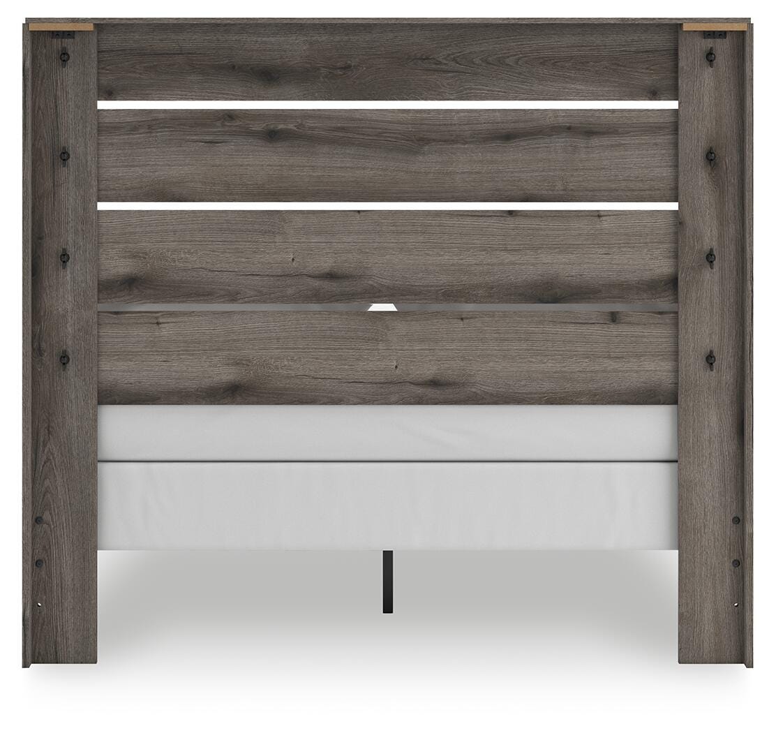 Graystorm Queen Panel Bed, Dresser and Mirror