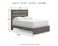 Graystorm Queen Panel Bed, Dresser and Mirror