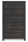 Hollivern Queen Panel Bed, Dresser, Mirror, Chest and Nightstand