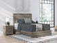 Graystorm Queen Panel Bed, Dresser, Mirror and Nightstand