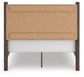 Pamytta Full Panel Platform Bed, Dresser and Mirror