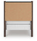Pamytta Twin Upholstered Panel Bed, Dresser, Mirror, Chest and Nightstand
