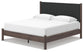 Pamytta King Upholstered Panel Platform Bed, Dresser, Mirror, Chest and Nightstand