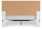 Zuraleus King Upholstered Panel Platform Storage Bed, Dresser, Mirror and Nightstand