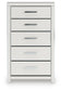 Zuraleus King Upholstered Panel Platform Bed, Dresser, Mirror, Chest and Nightstand