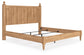Aleaport King Panel Bed with Mirrored Dresser and Nightstand