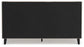 Cielden King Upholstered Bed with Roll Slats, Dresser and Mirror