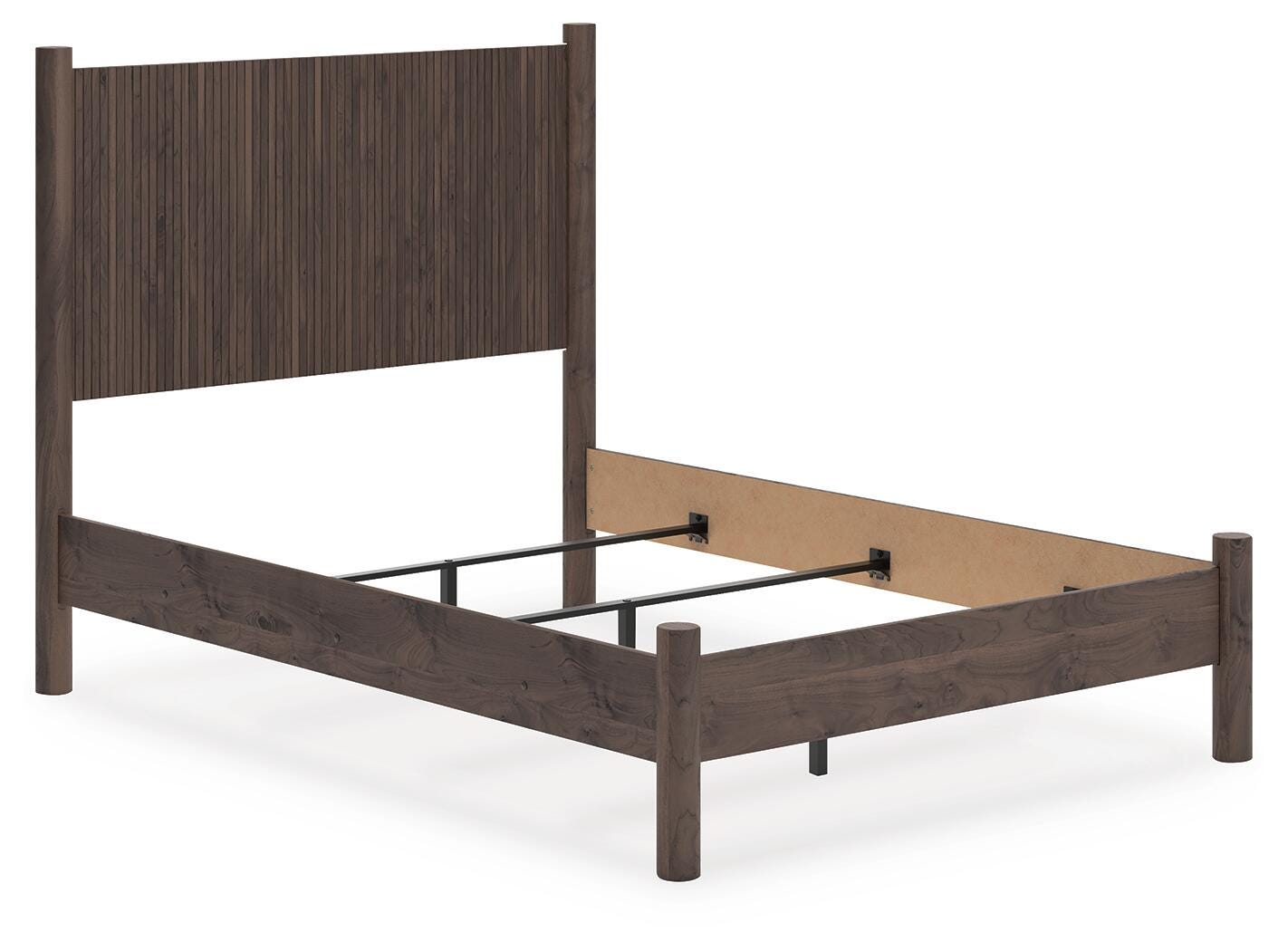 Pamytta Full Panel Bed, Dresser, Mirror, Chest and Nightstand