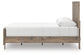Rusticott Queen Panel Bed with Mirrored Dresser