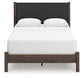 Pamytta Queen Upholstered Panel Bed, Dresser, Mirror and Nightstand