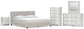 Zuraleus California King Upholstered Bed, Dresser, Mirror, Chest and Nightstand