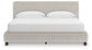 Zuraleus California King Upholstered Bed, Dresser and Mirror