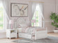 Kozlani Twin Upholstered Panel Storage Bed, Dresser, Mirror and Nightstand
