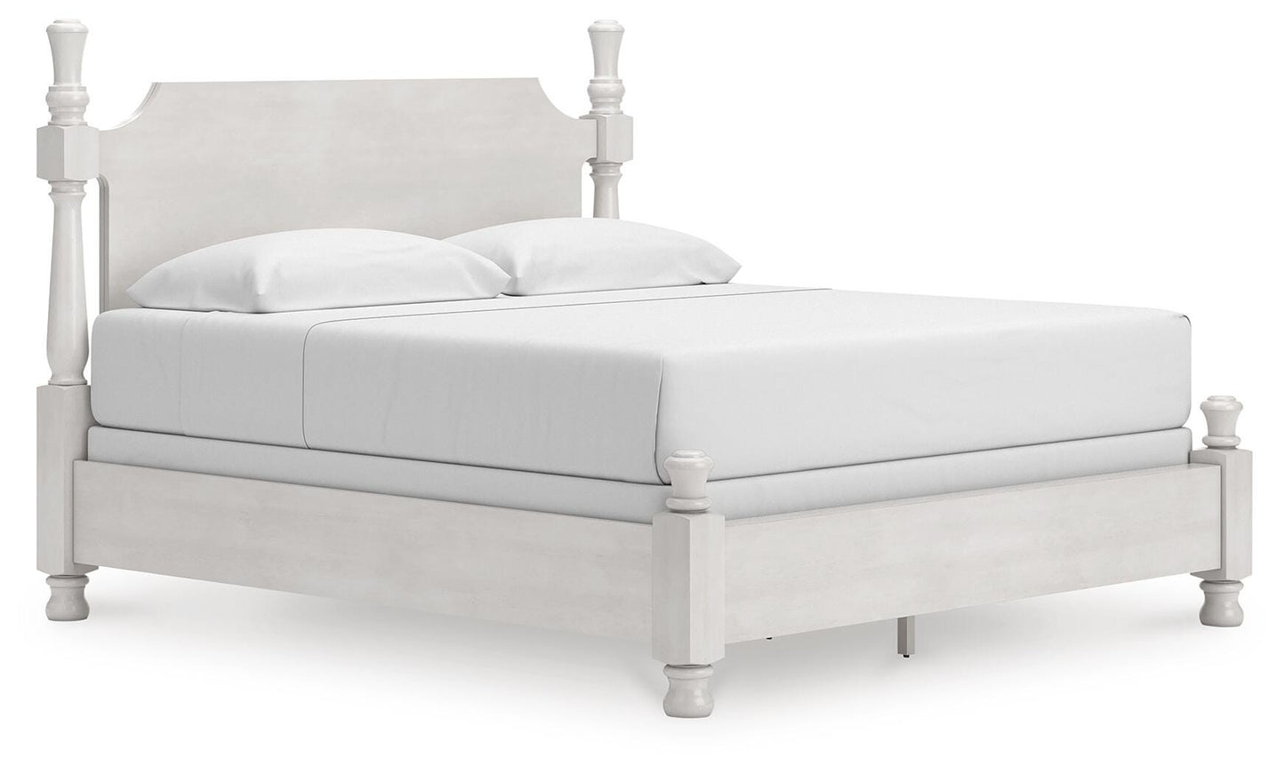 Rowlenstown King Poster Bed, Dresser, Mirror and Nightstand