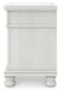 Rowlenstown King Poster Bed, Dresser, Mirror and Nightstand