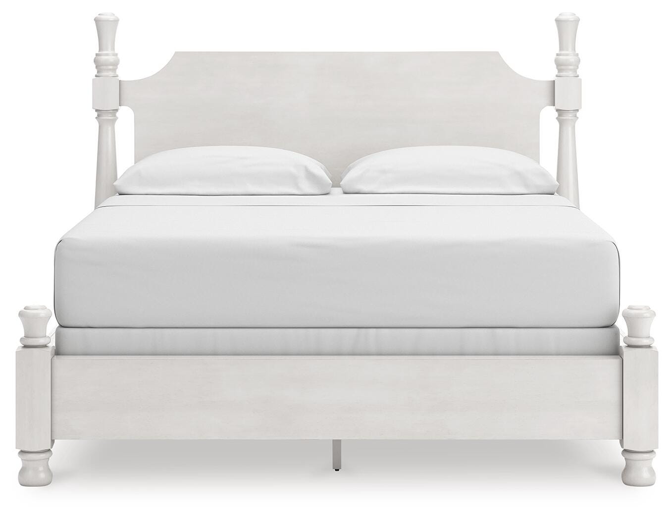 Rowlenstown California King Poster Bed, Dresser and Mirror