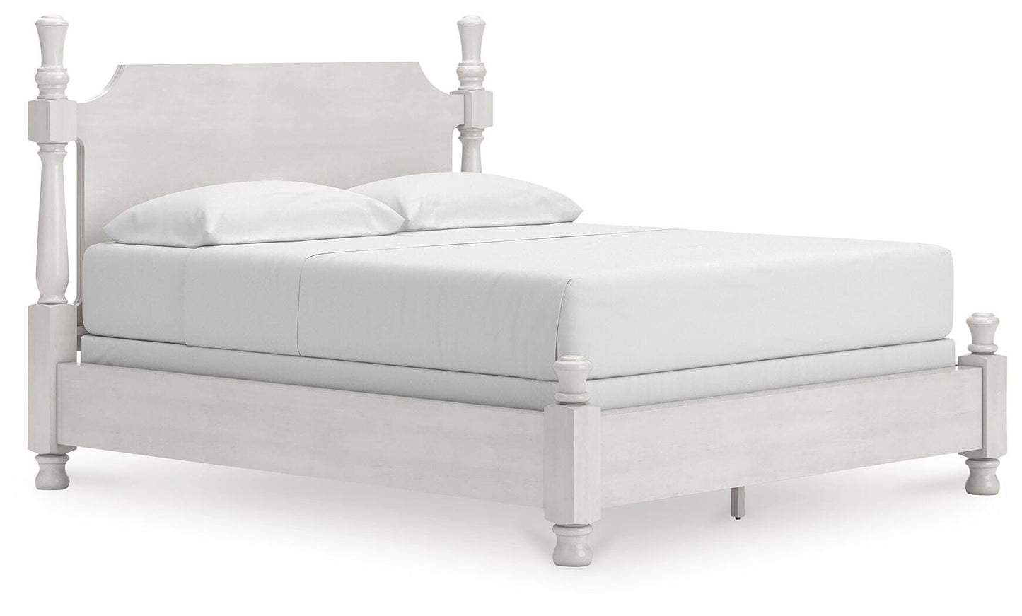 Rowlenstown California King Poster Bed, Dresser and Mirror