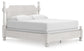 Rowlenstown California King Poster Bed, Dresser and Mirror