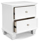 Fortman Queen Panel Storage Bed with Mirrored Dresser and Nightstand