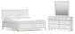 Fortman California King Panel Storage Bed, Dresser and Mirror