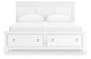 Fortman California King Panel Storage Bed, Dresser and Mirror