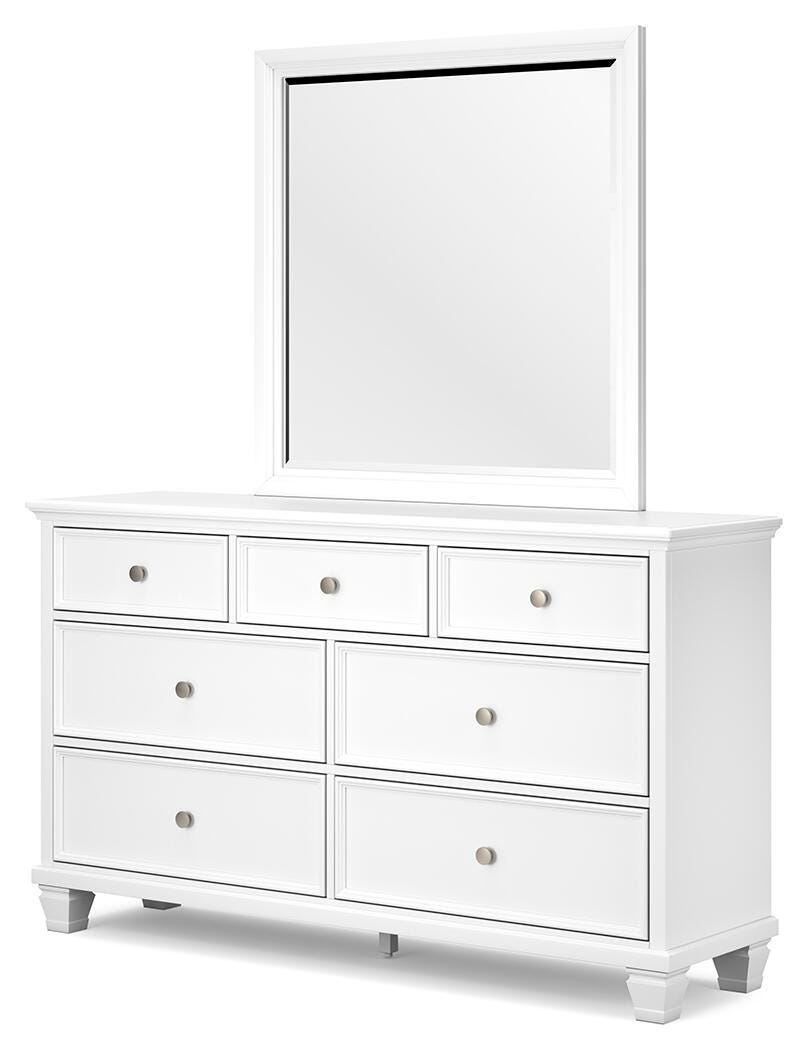 Fortman Full Panel Storage Bed, Dresser and Mirror