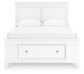 Fortman Full Panel Storage Bed, Dresser and Mirror