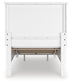 Fortman Twin Panel Storage Bed, Dresser, Mirror and Nightstand