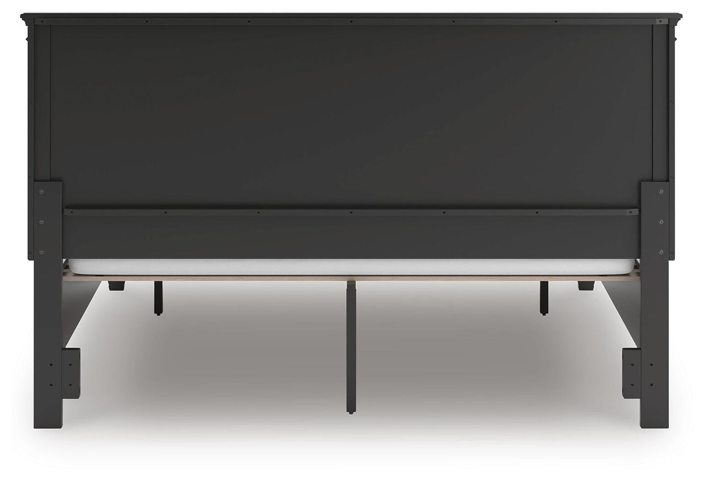 Lanolee California King Panel Storage Bed, Dresser, Mirror and Nightstand