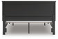Lanolee California King Panel Storage Bed, Dresser, Mirror and Nightstand