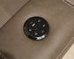 Max-Momentum 3-Piece Power Reclining Sectional Loveseat with Audio Console