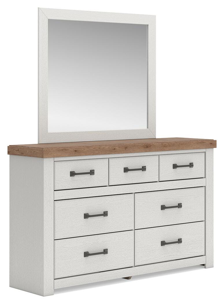 Savonport King Panel Bed. Dresser, Mirror and Nightstand